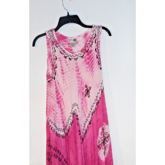 Step In Style Womens Small Boho Dress / Cover up/‎ Oversized Abstract - Picture 1 of 3